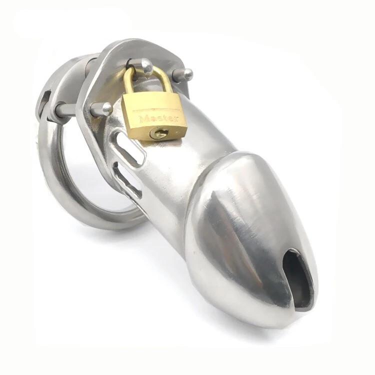 Metal Chastity Cage Long & Hard