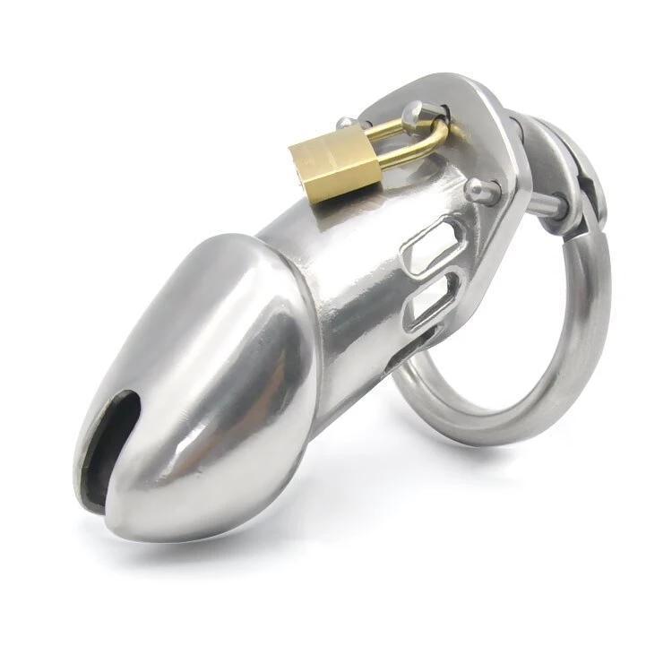 Metal Chastity Cage Long & Hard