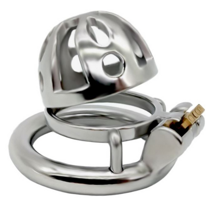 The Solid Dungeon Male Metal Chastity Cage (1.38")