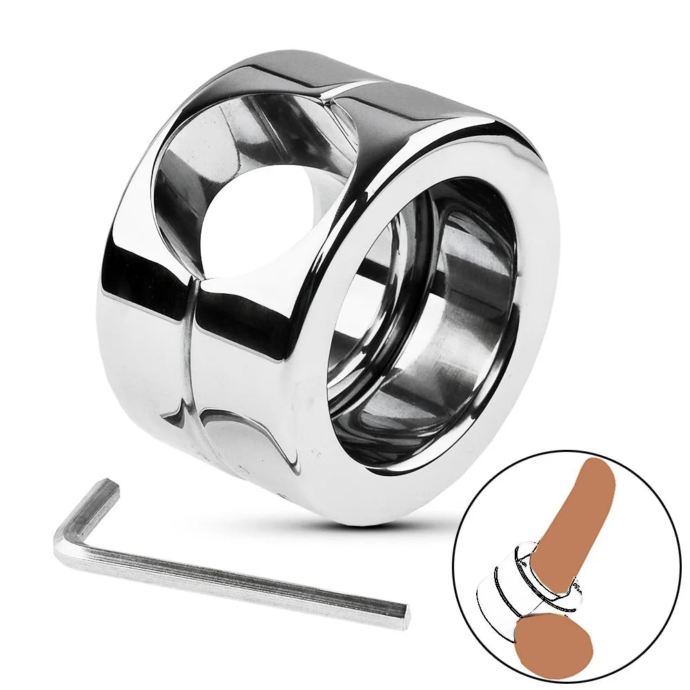Metal Heavy Cockring Clamp