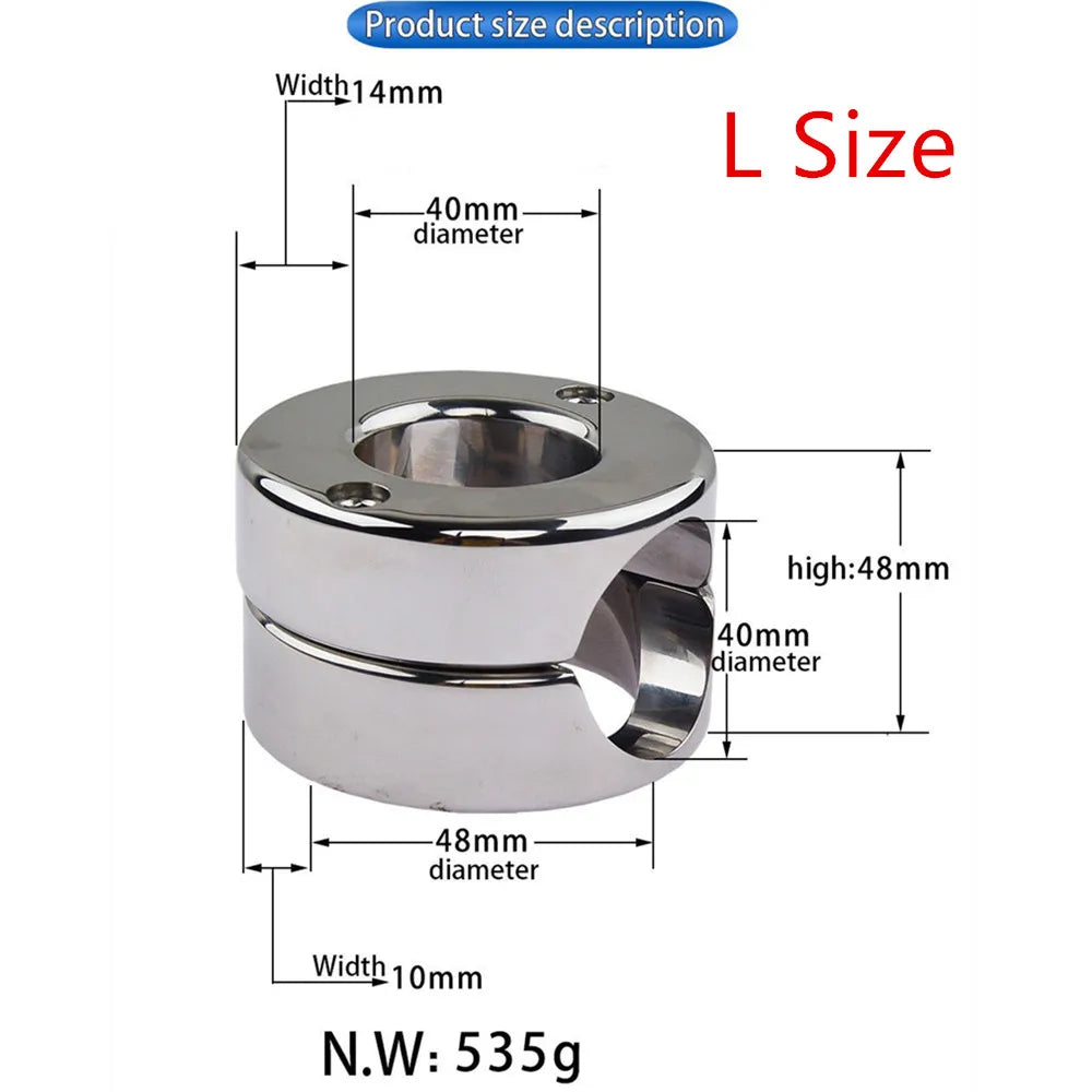 Metal Heavy Cockring Clamp