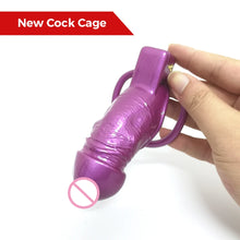 Load image into Gallery viewer, Mistress Shiny Penis Chastity Cage
