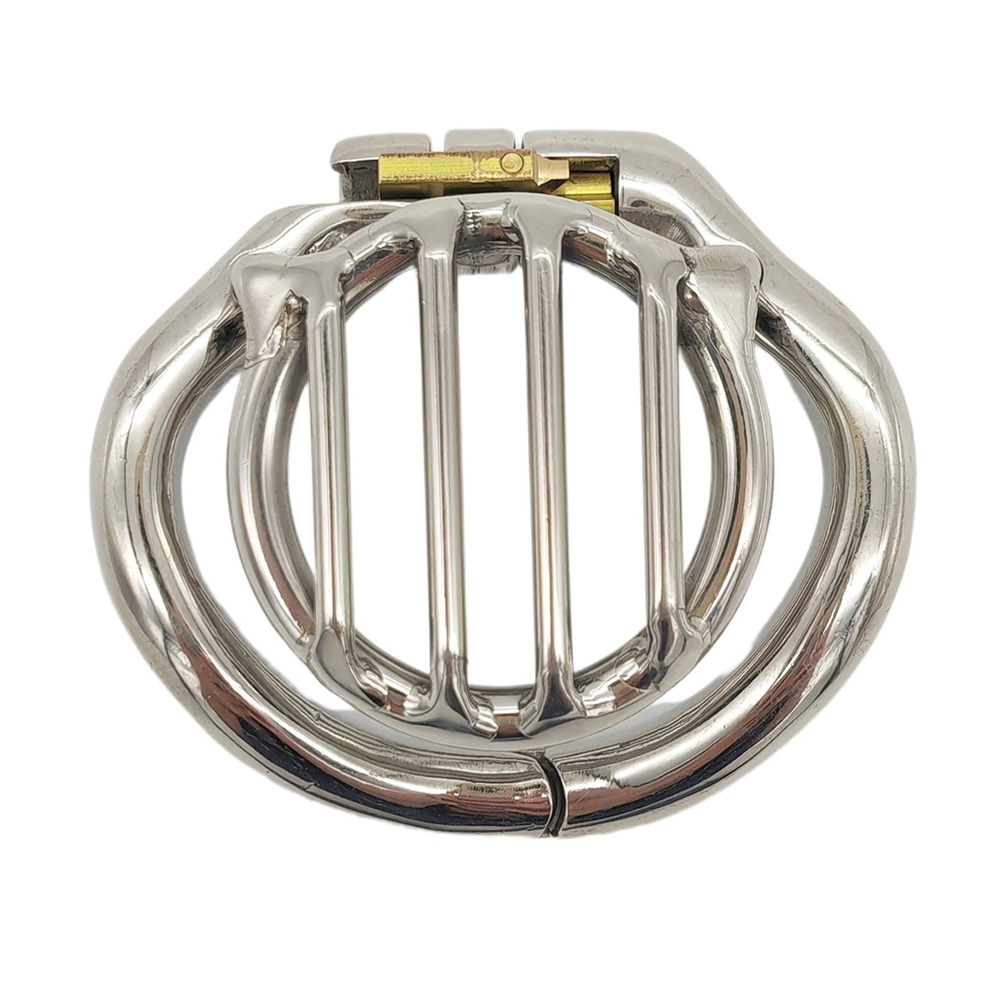 Newest Flat Cage Stainless Steel Male Chastity Device