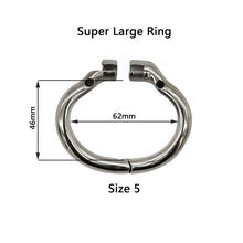 Load image into Gallery viewer, Newest Stainless Steel Male Chastity Device
