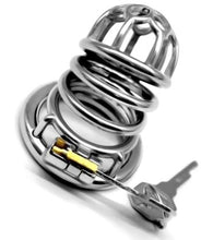 Load image into Gallery viewer, Long Bullet Steel Chastity Cage
