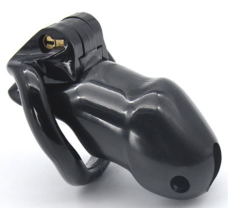 Sissy For Her - Black Resin Chastity Cage
