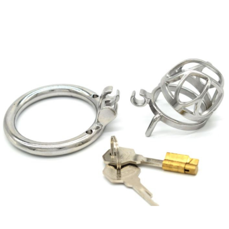 Tiny Stainless Steel Chastity Cage (1.38)