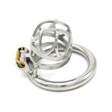 Load image into Gallery viewer, Tiny Stainless Steel Chastity Cage (1.38)
