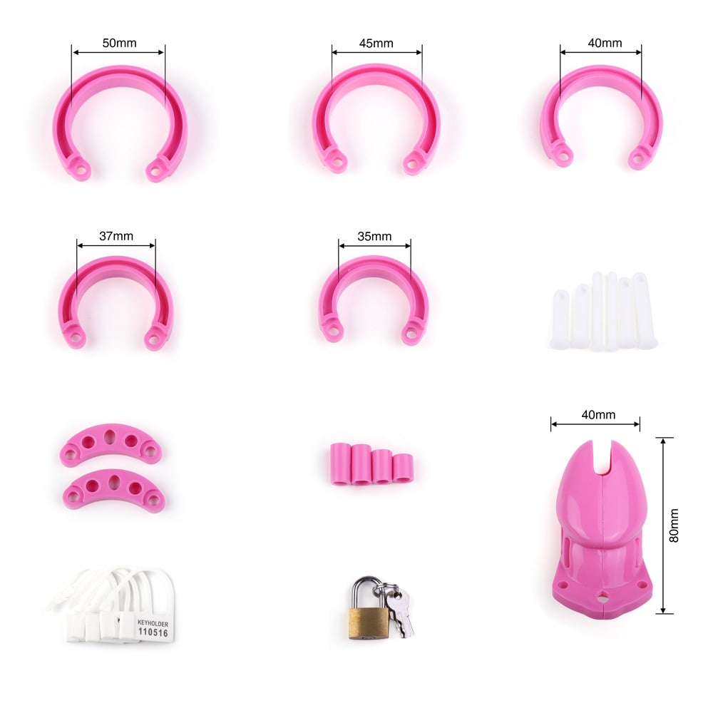 Cage de chasteté Pretty In Pink