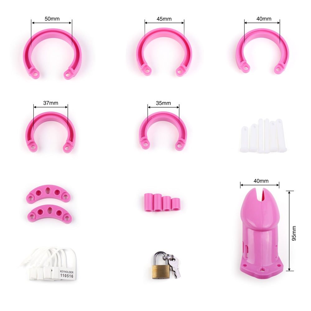 Cage de chasteté Pretty In Pink