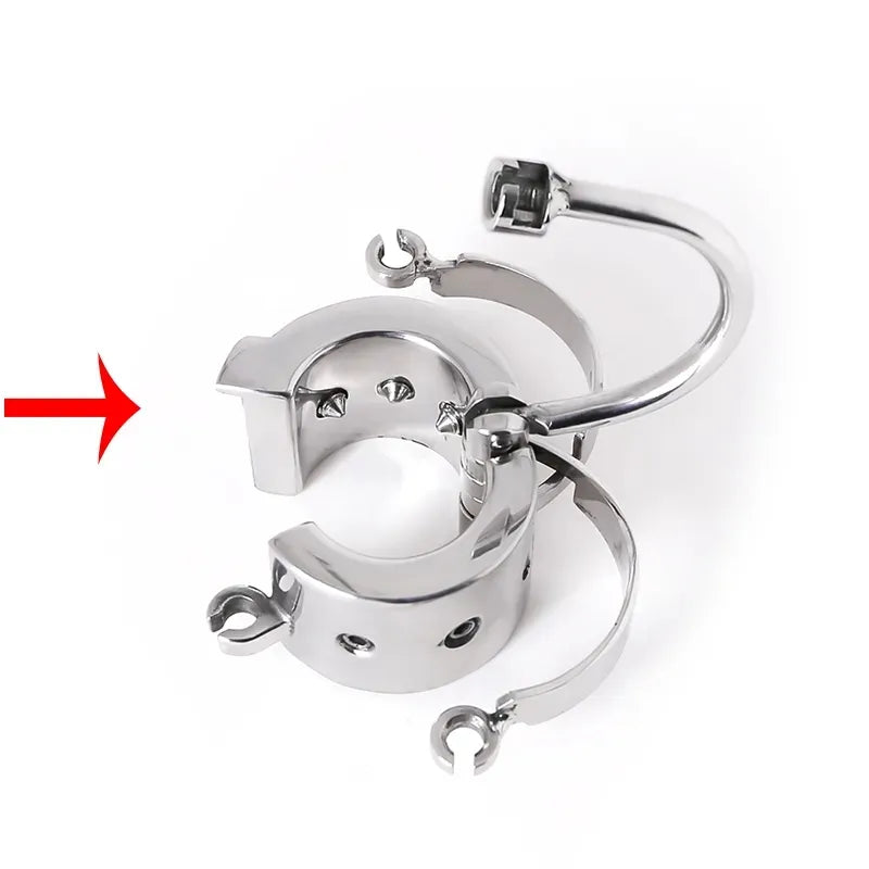 Stainless Steel Testicle Ball Cock Ring