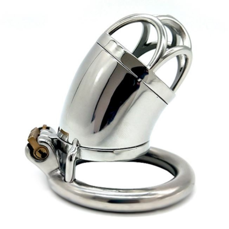 Iron Man Long Steel Chastity Cage (2.09