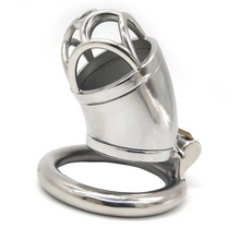 Load image into Gallery viewer, Iron Man Long Steel Chastity Cage (2.09&quot;)
