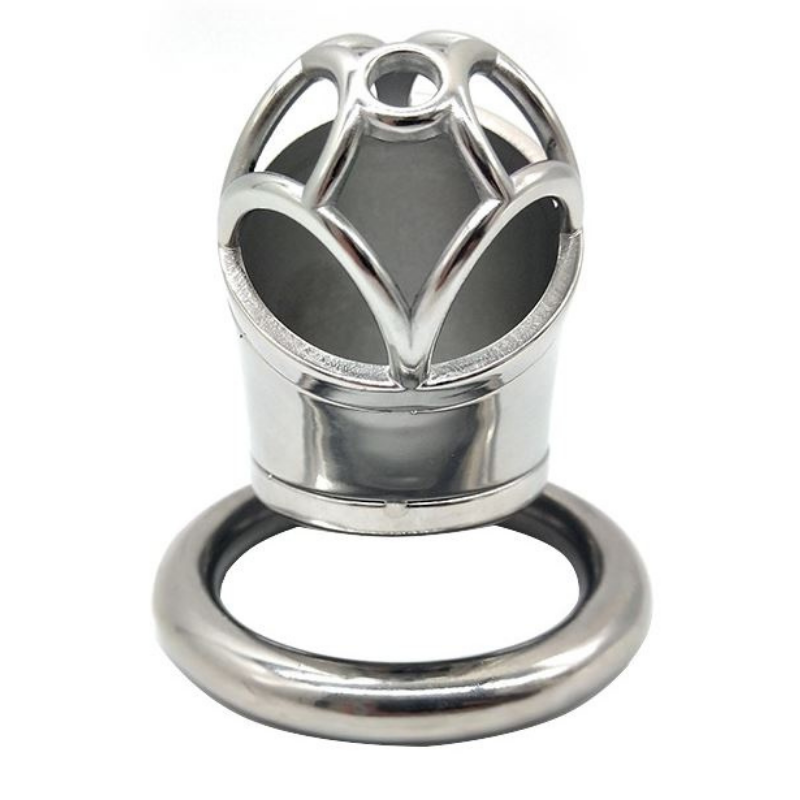 Iron Man Long Steel Chastity Cage (2.09")