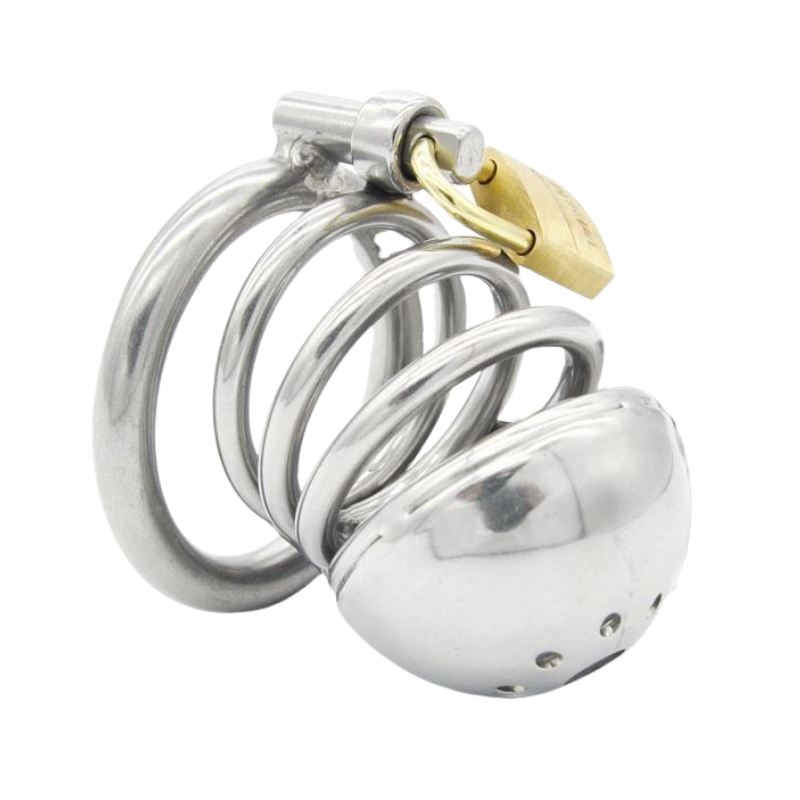 The Dungeon Stainless Steel Chastity Cage (2.36 in)