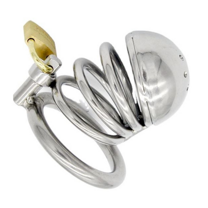 The Dungeon Stainless Steel Chastity Cage (2.36 in)