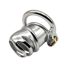 Load image into Gallery viewer, Torment Metal Chastity Cage 2.01&quot; Long
