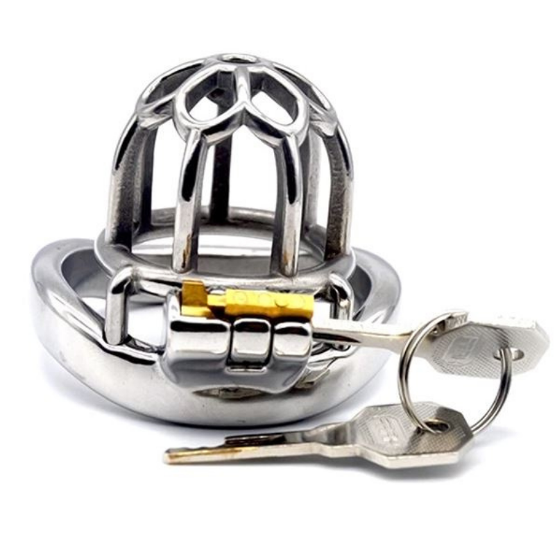 The Bullet Dungeon Micro Steel Chastity Cage