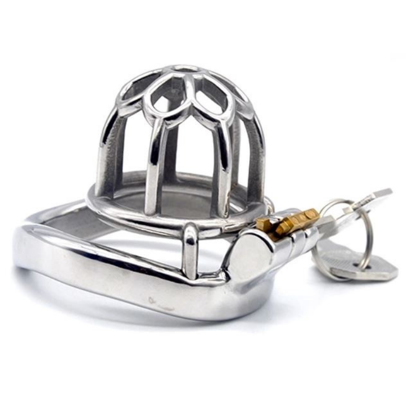 The Bullet Dungeon Micro Steel Chastity Cage