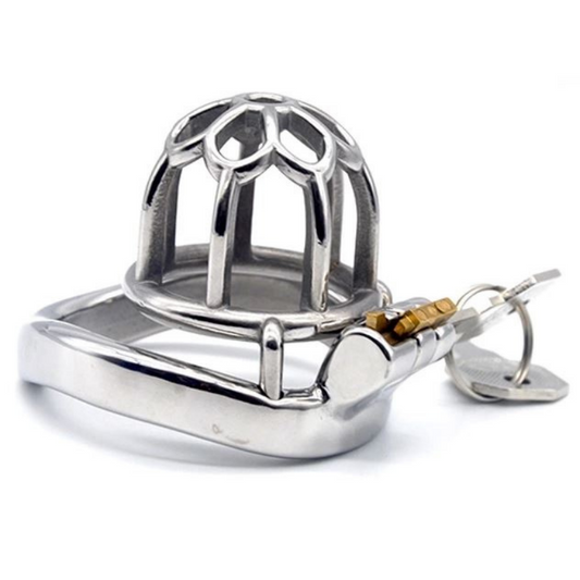 The Bullet Dungeon Micro Steel Chastity Cage