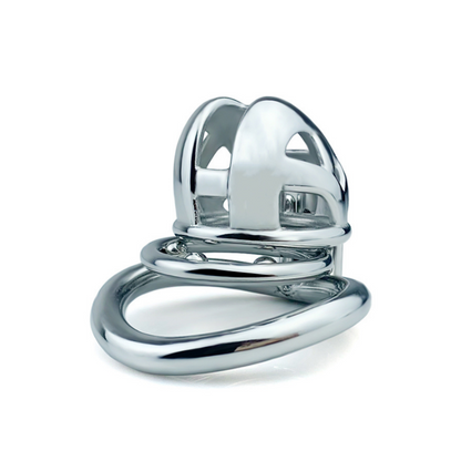 Stainless Steel Cobra Chastity Cage (1.42")