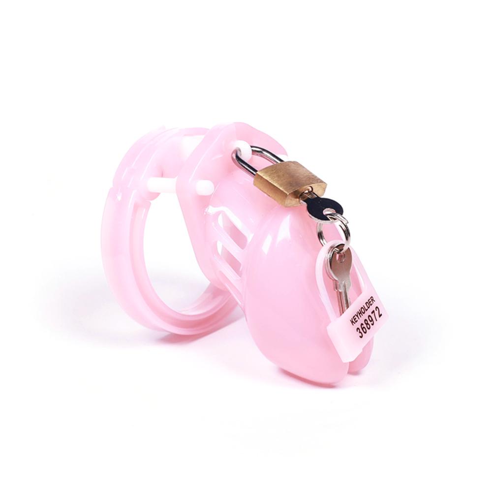 Pink Plastic Chastity Cage CB6000/CB6000S