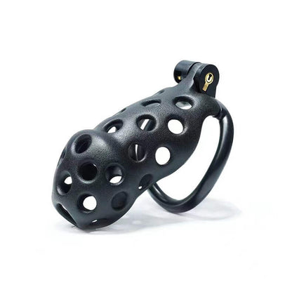 Black Hole Cobra Chastity Cage Kit 1.77 To 4.13 Inches Long