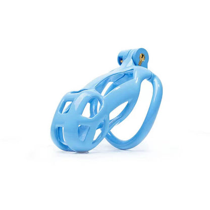 Blue Cobra Chastity Cage Kit (1.77 - 4.13 inches) with 4 Arc Rings