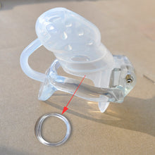 Load image into Gallery viewer, Spiked Silicone chastity Cage

