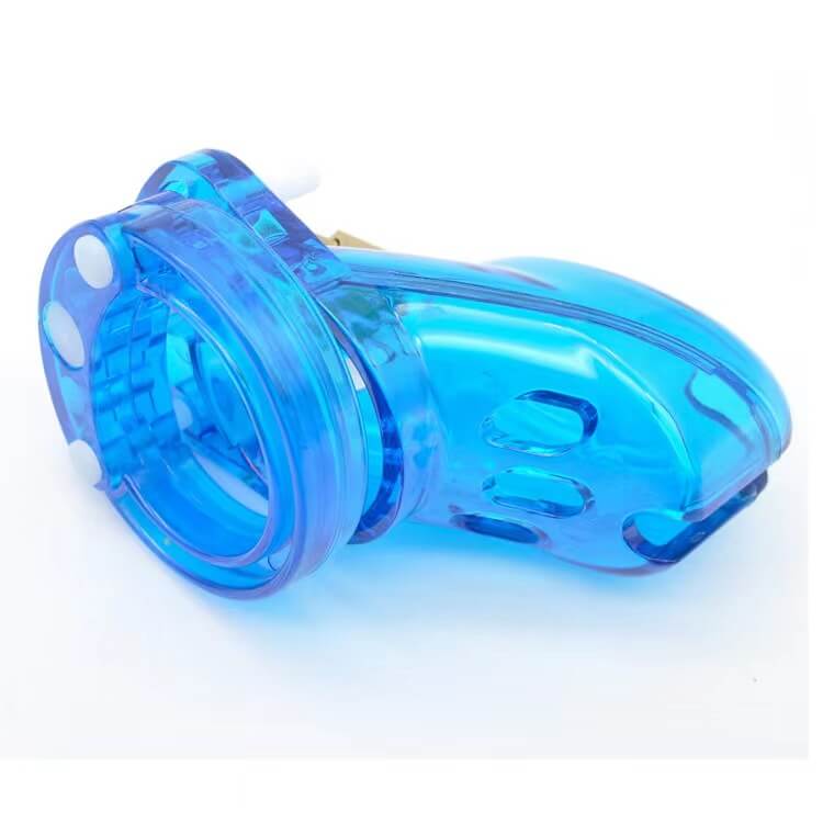 Light Blue CB-3000 Male Chastity Device