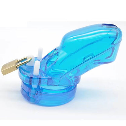 Light Blue CB-3000 Male Chastity Device