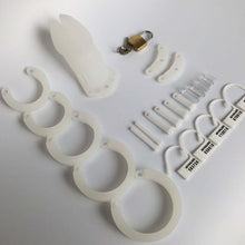 Load image into Gallery viewer, CB6000 Silicone Chastity Cage White
