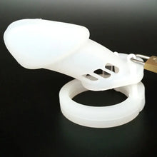 Load image into Gallery viewer, CB6000 Silicone Chastity Cage White
