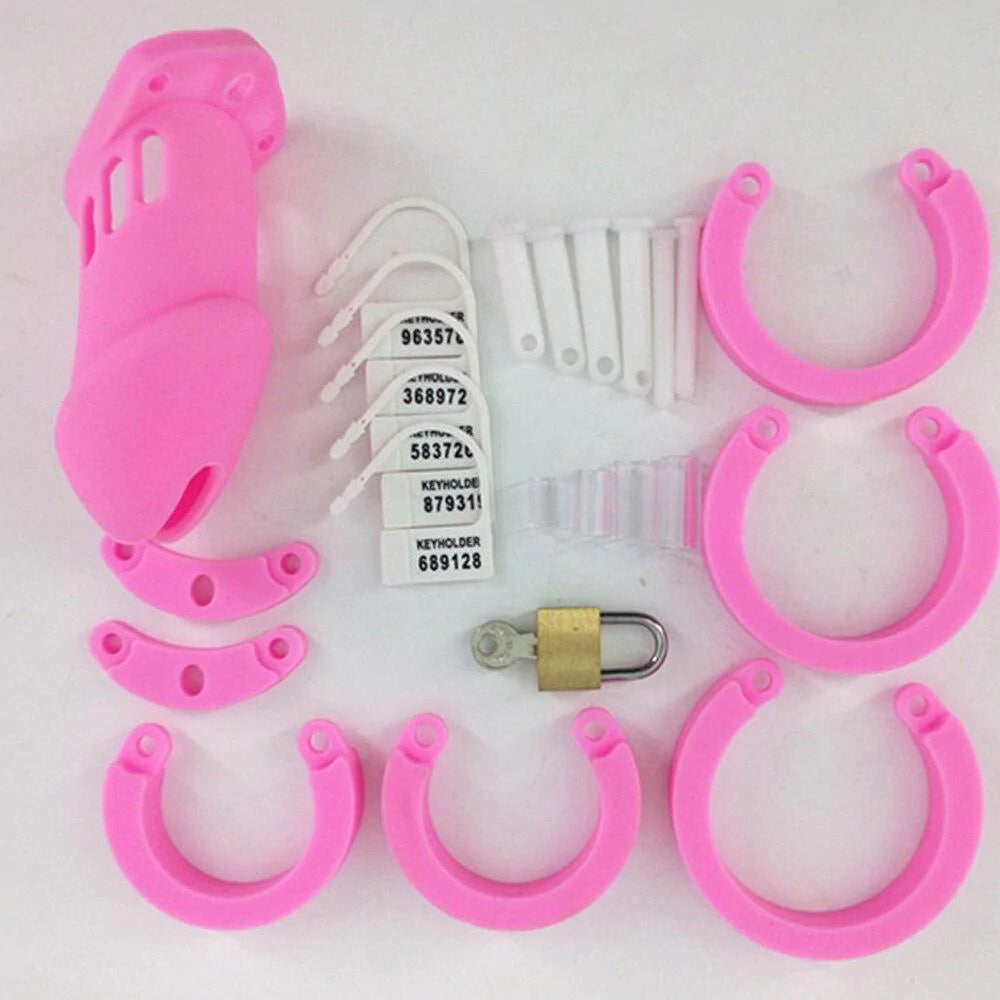CB6000 Silicone Chastity Cage  Perverse Pink