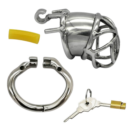 Stainless Steel Stealth Lock Cock Cage