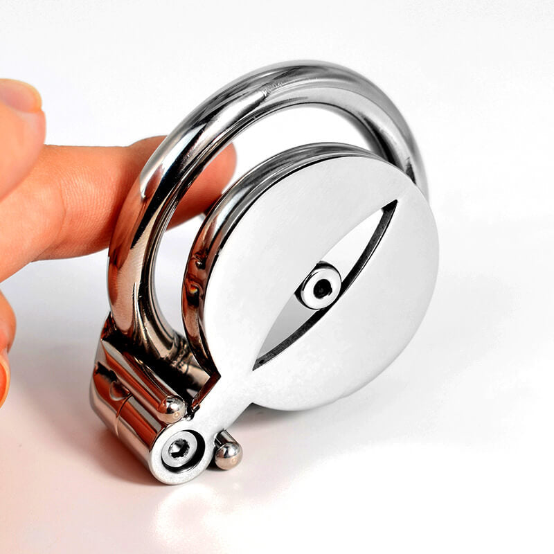 Stainless Steel Flat Chastity Lock