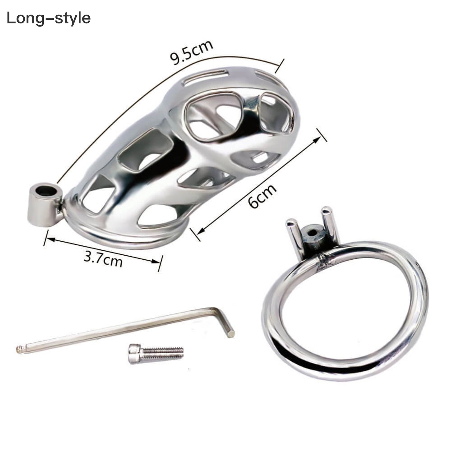 Lockable Stainless Steel Chastity Cage