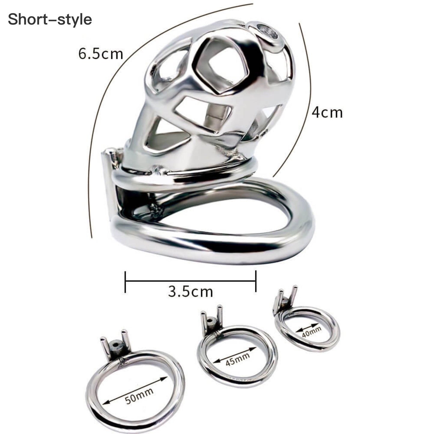 Lockable Stainless Steel Chastity Cage