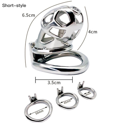 Lockable Stainless Steel Chastity Cage