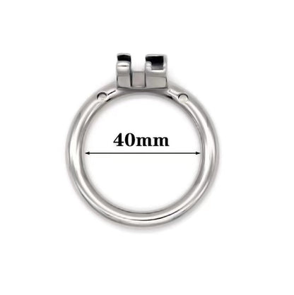 Stainless Steel Chastity Ring Round