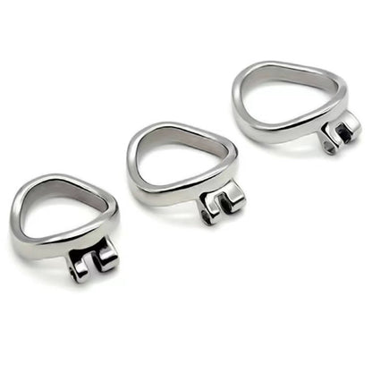 Stainless Steel Chastity Ring Arc