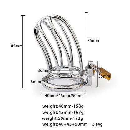 Cage de chasteté classique de petite taille avec motif banane