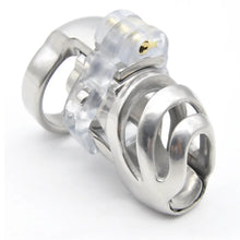 Load image into Gallery viewer, Detachable Prince Albert Lock Chastity Cage

