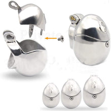 Load image into Gallery viewer, Stainless Steel Egg Shaped Cock Cage
