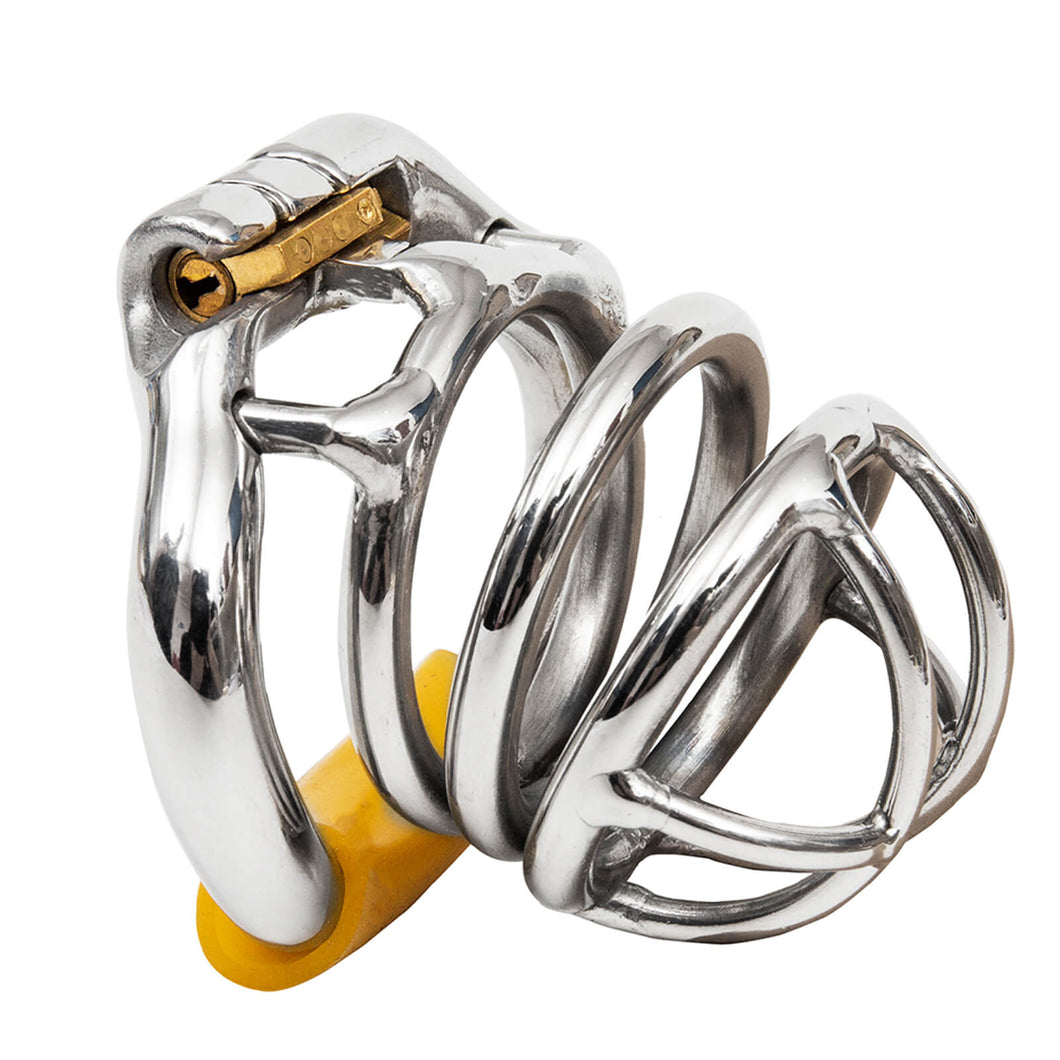 Ergonomic Stainless Steel Stealth Chastity Device