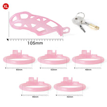 Load image into Gallery viewer, Design Ice Vision Pink Cobra Chastity Cage
