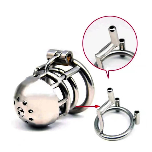 Male Through Hole PA Chastity Device