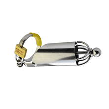 Load image into Gallery viewer, Metal Chastity Cage 4 inches long
