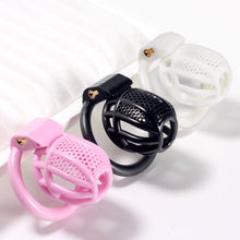 Load image into Gallery viewer, Mini Honeycomb Chastity Device With 4 Ring
