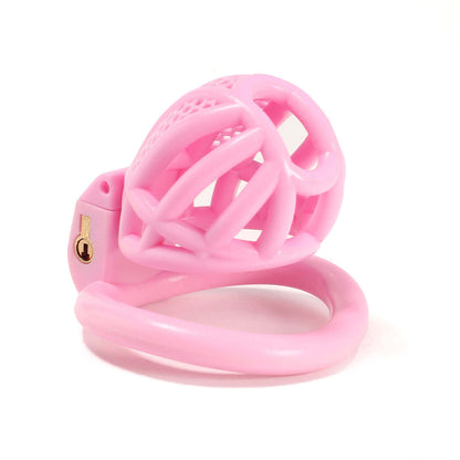 Mini Honeycomb Chastity Device With 4 Ring